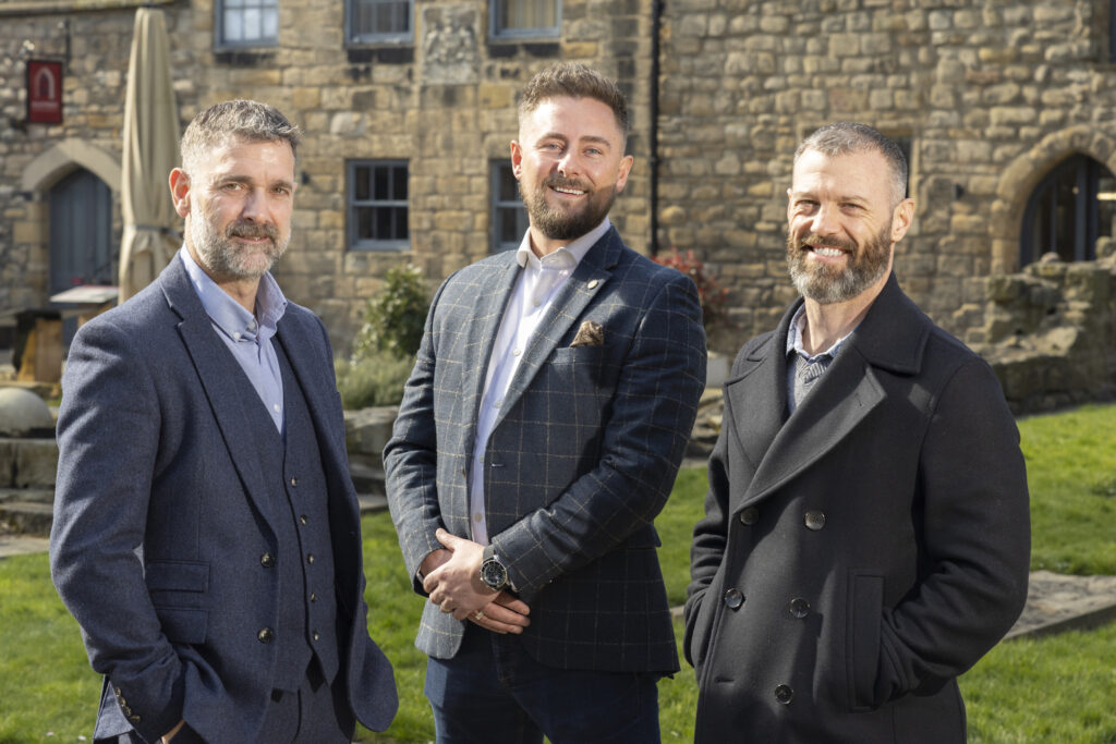 (L-R) Kevin Gill, CEO & Shaun Porter, MD & Dan Welsh, Recruitment Services Manager at The Education Network